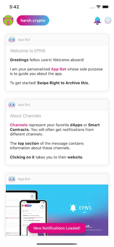 Third Image of EPNS Partners with Unstoppable Domains! πππ