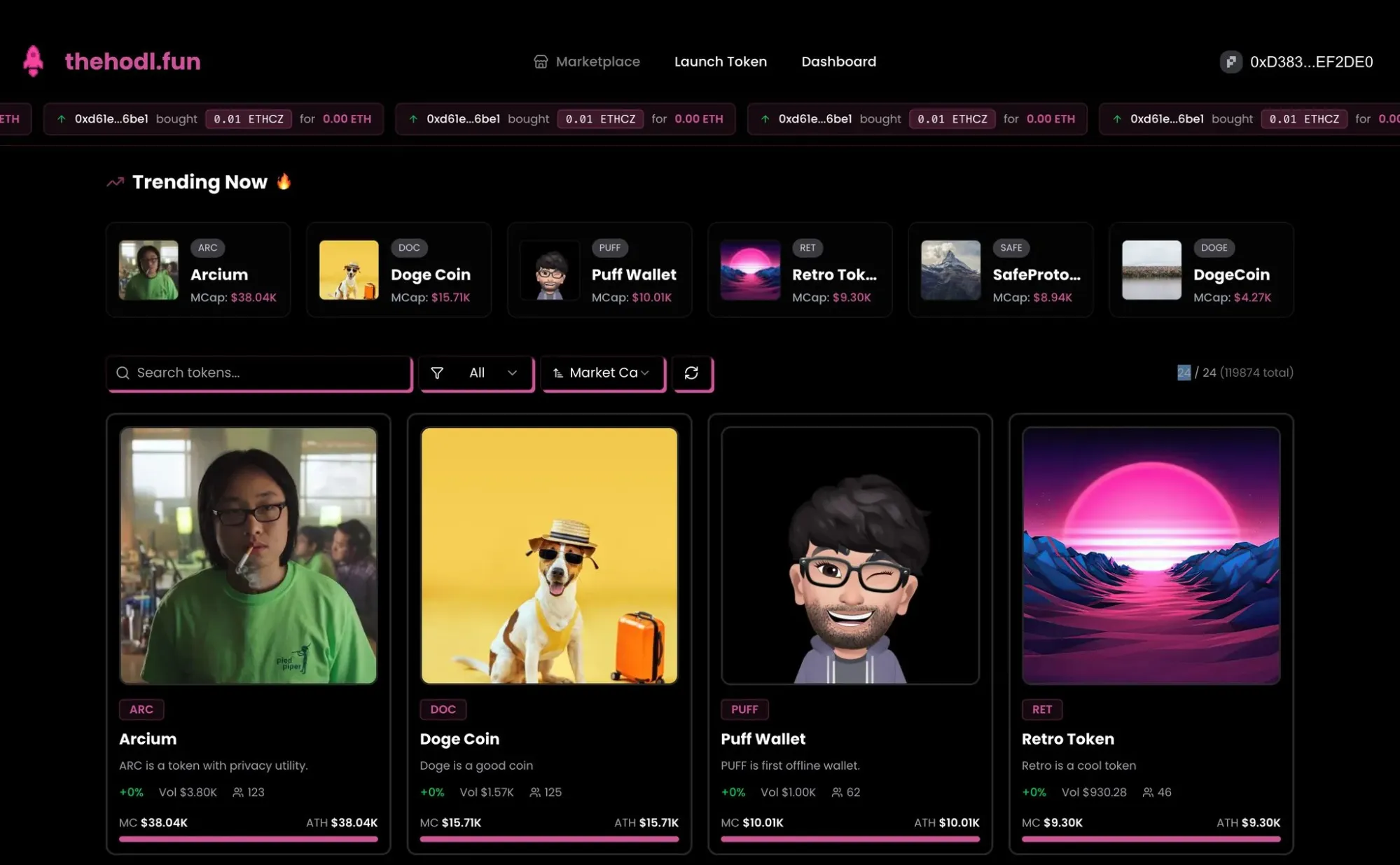 How Hodl Fun Hit ~$1,000,000 Volume as a Universal Token Launchpad - Case Study