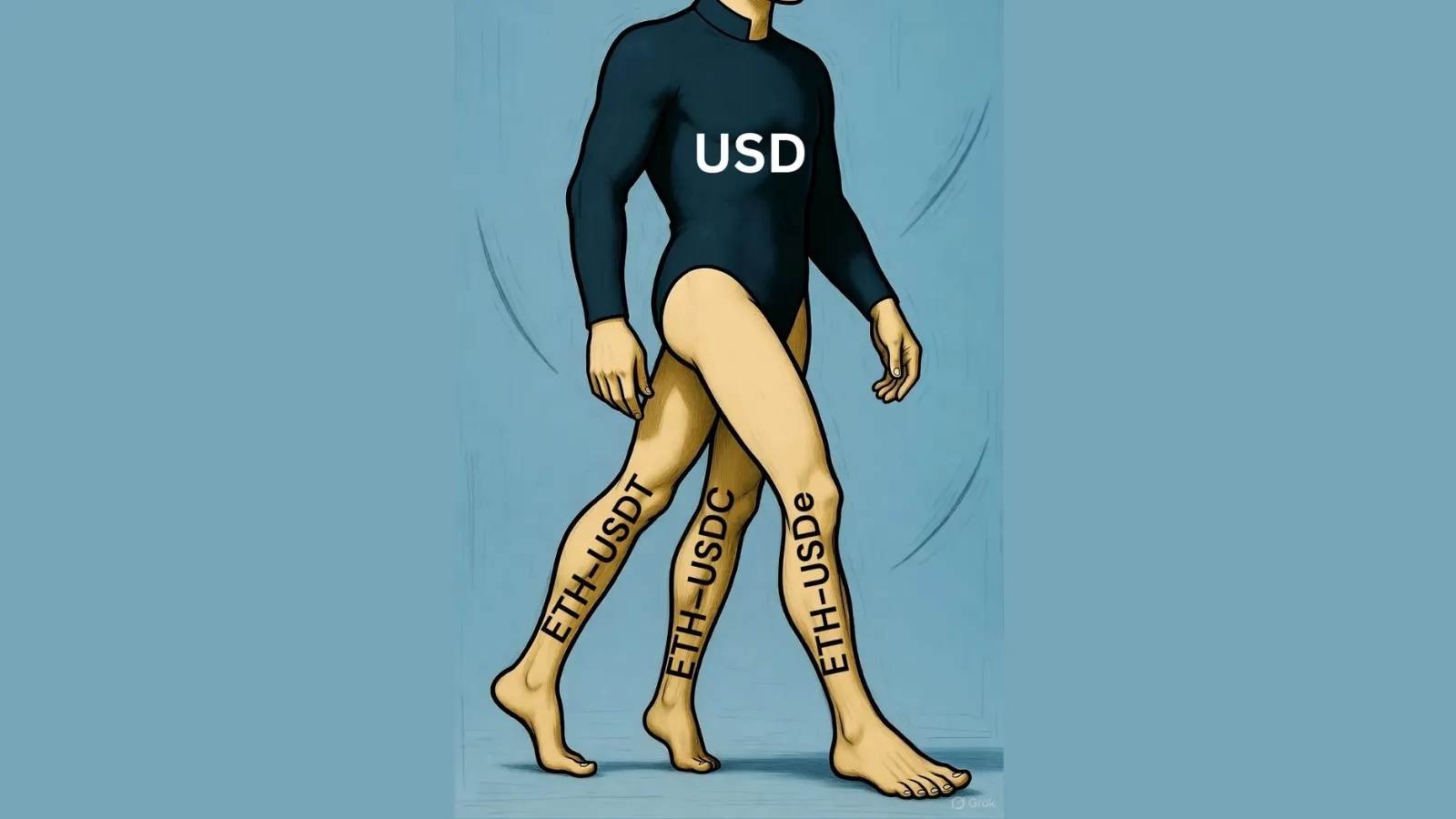 Liquidity so fragmented that it can't walk straight